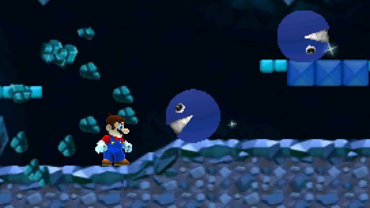NSMB2 Custom Level: Chain-Chomp Cavern