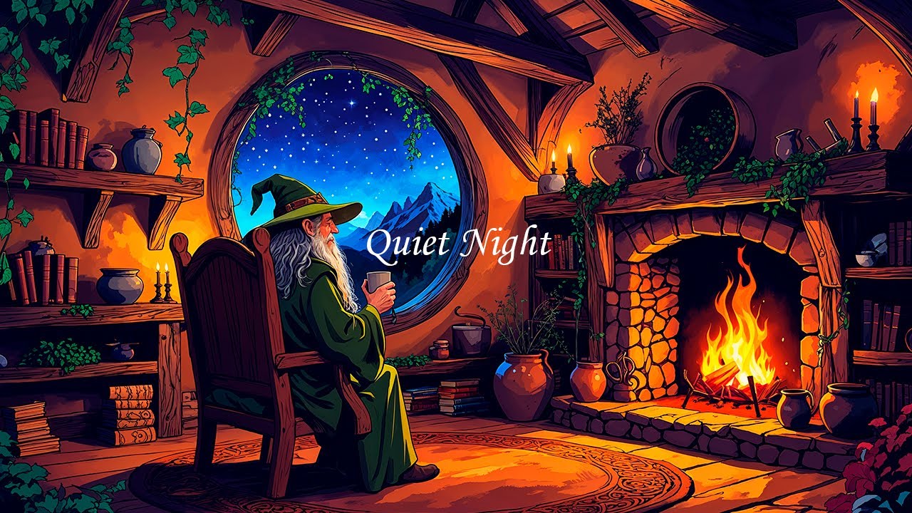 Música Medieval Para Concentração e Calma | Uma Noite Aconchegante em Emberlight Forest