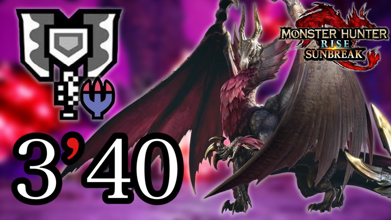【MHR:SB】Malzeno 3:40 Charge Blade solo 爵銀龍 充能斧 盾斧 メル・ゼナ チャージアックス monster hunter rise sunbreak