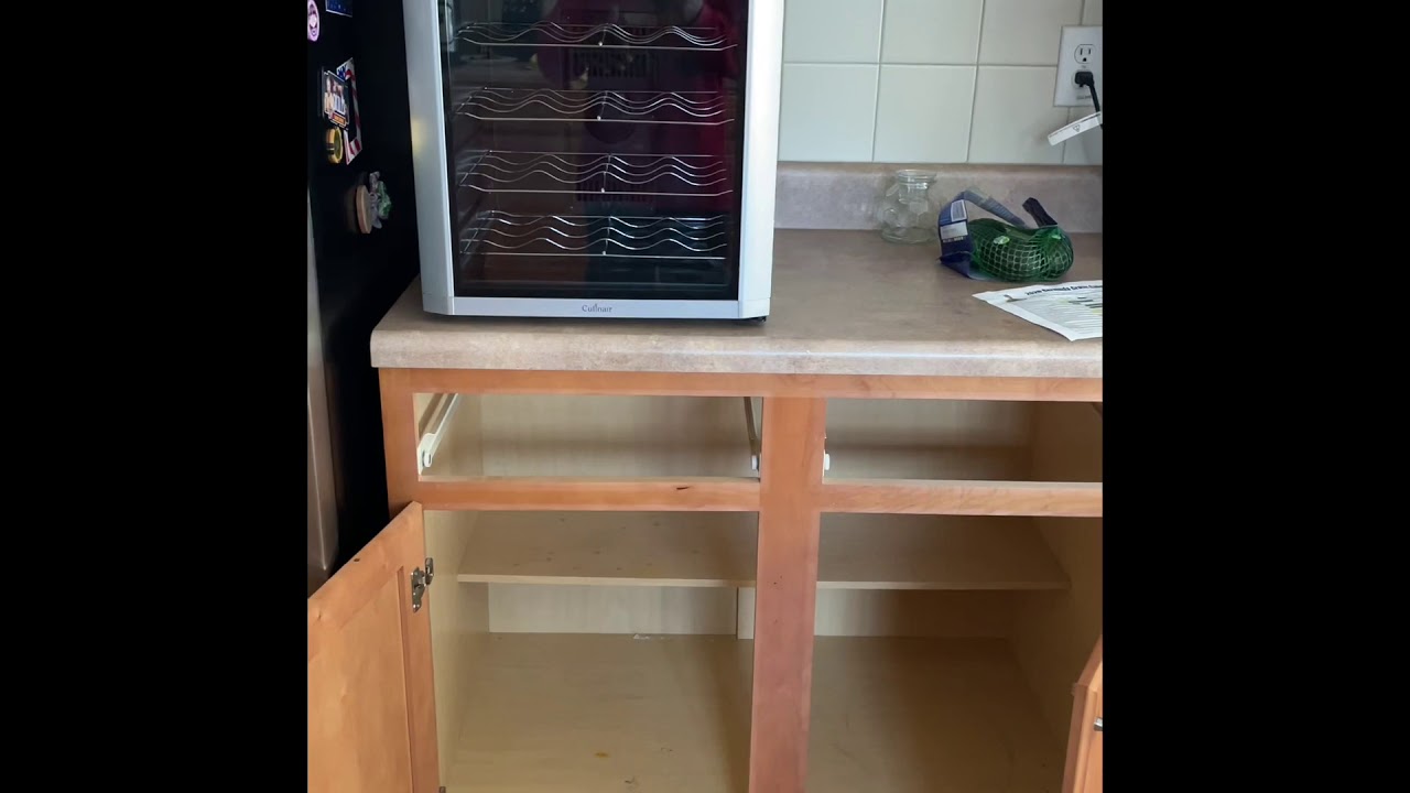 Cabinet Remodel Part I of IV: Wine Fridge