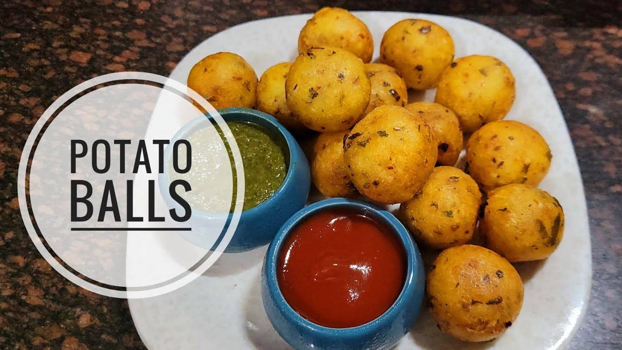 Crispy potato balls tea time snack recipe | how to make easy potato recipe. 