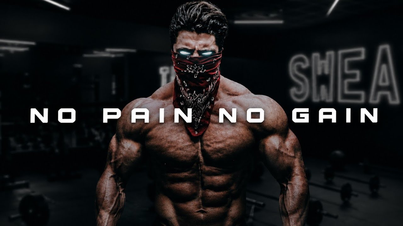 No Pain No Gain [ Iron Blood ] Dark Aggressive Gym Remix - 4k Clips 