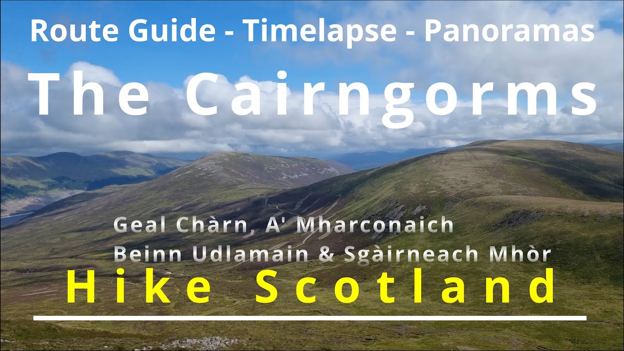 036 Geal Chàrn, A' Mharconaich, Beinn Udlamain and Sgàirneach Mhòr, Drumochter, Scotland.