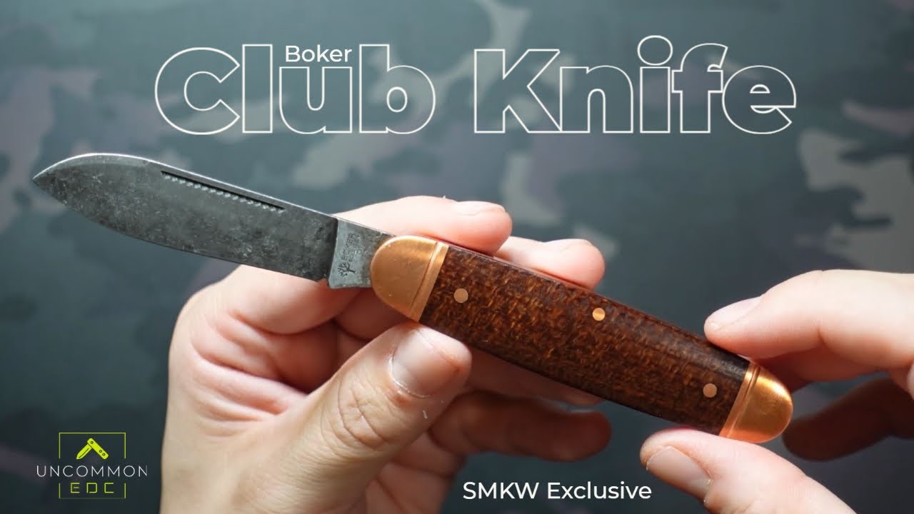 Boker Club Knife - Copper Burlap Micarta SMKW Exclusive