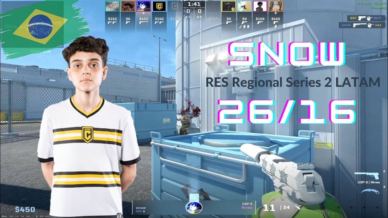 CS2 POV Case snow (26/16) vs LA RUGONETA (NUKE) RES Regional 2 LATAM 2024 #counterstrike2