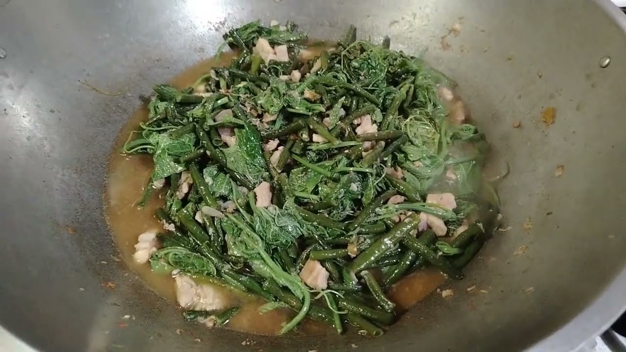 GANITO GAWIN NYONG LUTO SA SITAW AT TALBOS NG SAYOTE SIGURADO UBOS ANG SINAING NYO😋
