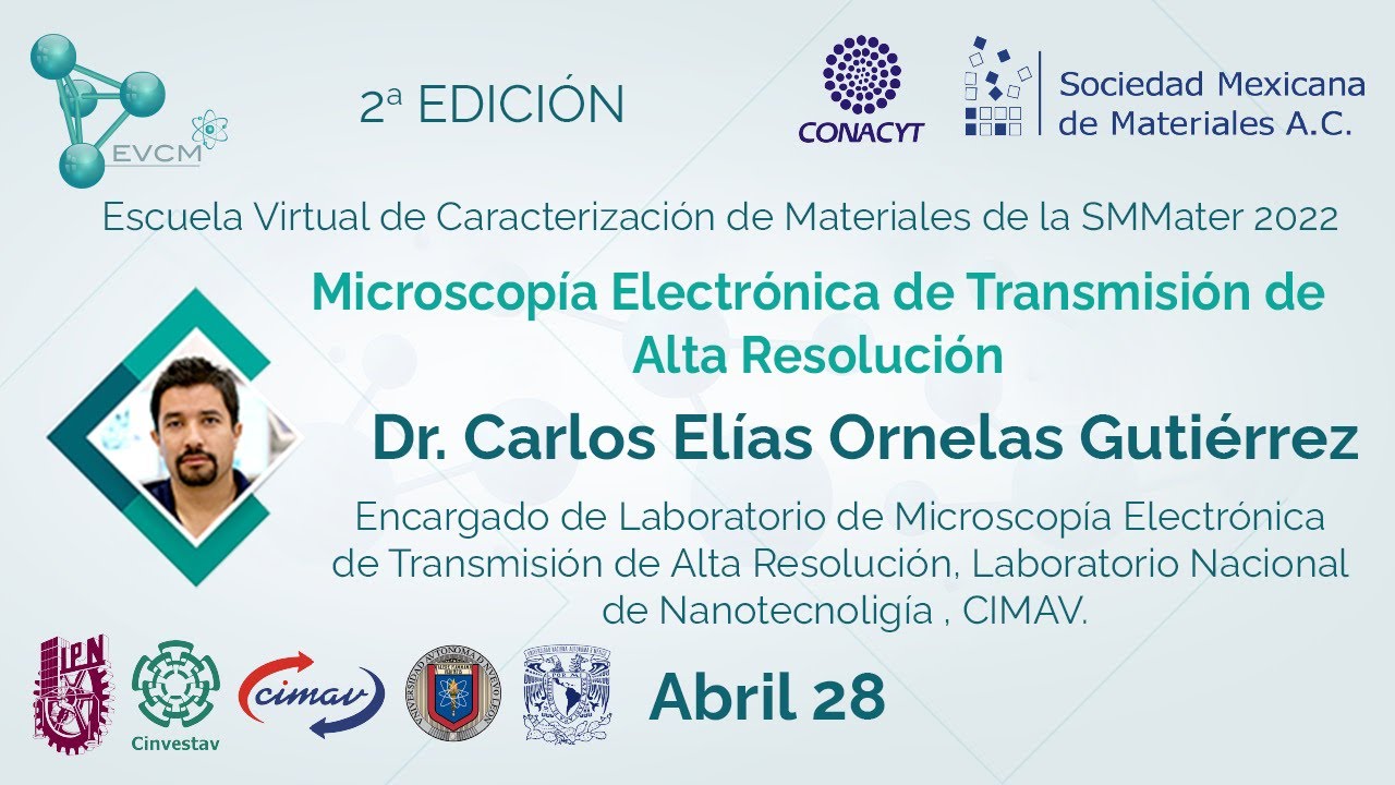 Microscopía Electrónica de Transmisión  de Alta Resolución - abril 28