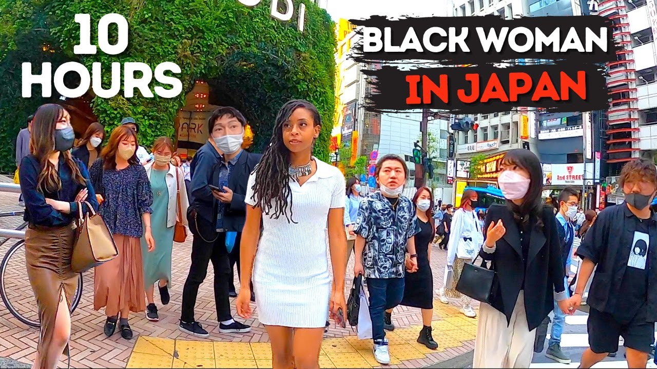 10 часов пеших прогулок по Токио для чернокожей женщины | Видеоблог Black Japan | Почему я переех...