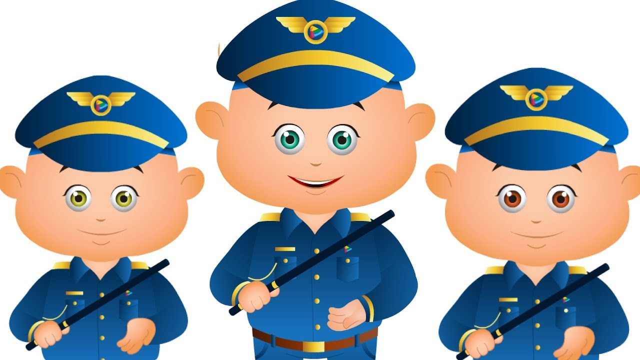 Five little Babies Dressed As Police | JamJammies Fun Songs | Nursery Rhymes Collection