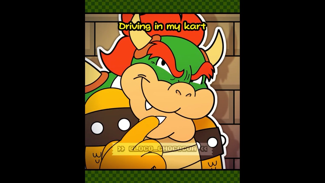 Driving In My Kart ⚠️ (Super Mario Animation Meme) #mario #supermario #animation
