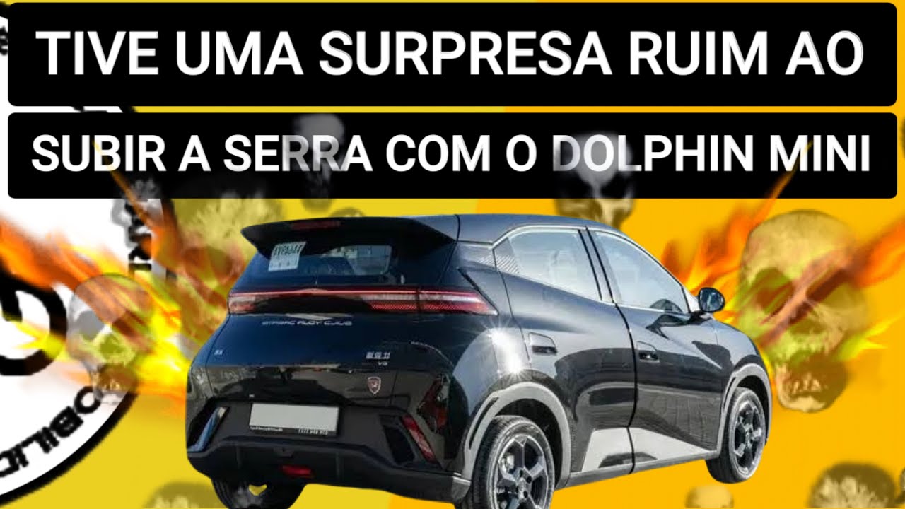 DOLPHIN MINI, SURPRESA RUIM AO SUBIR A SERRA DE CAMPOS DO JORDÃO ACELERANDO TUDO #byd #dolphin