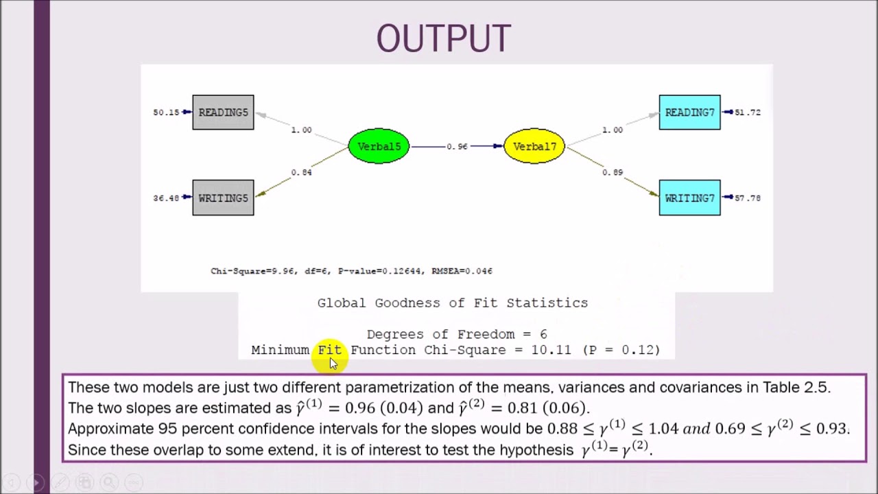 Example 15: Regression Models with Latent Variables  - LISREL Part 15