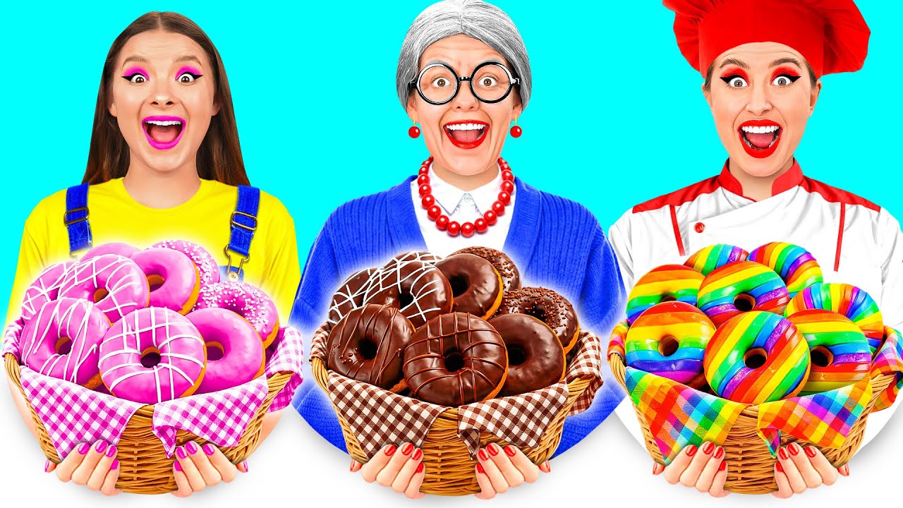 Кулинарный Челлендж: Я против Бабушки | Безумная Кулинарная Битва от Crazy DO