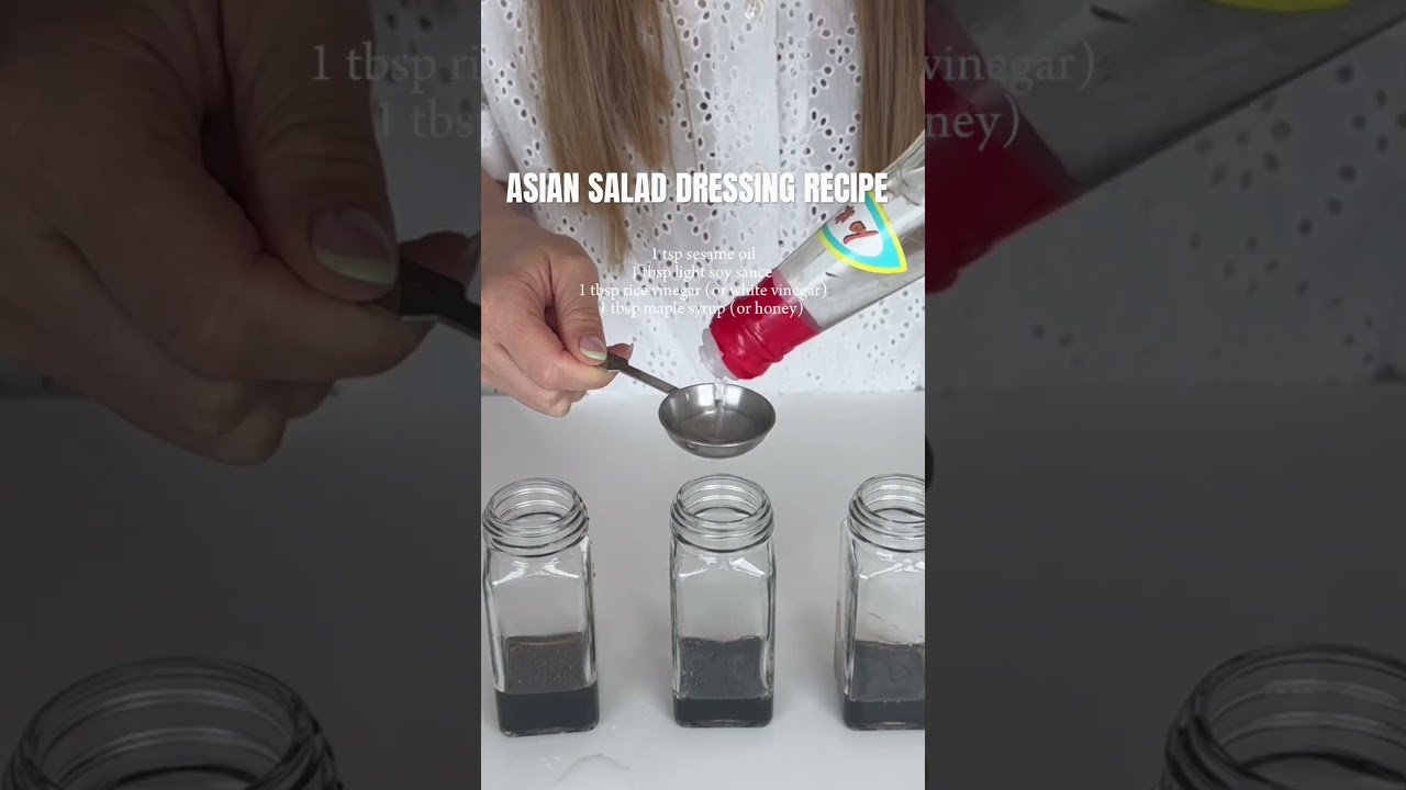 Asian salad dressing recipe #salad #saladdressing