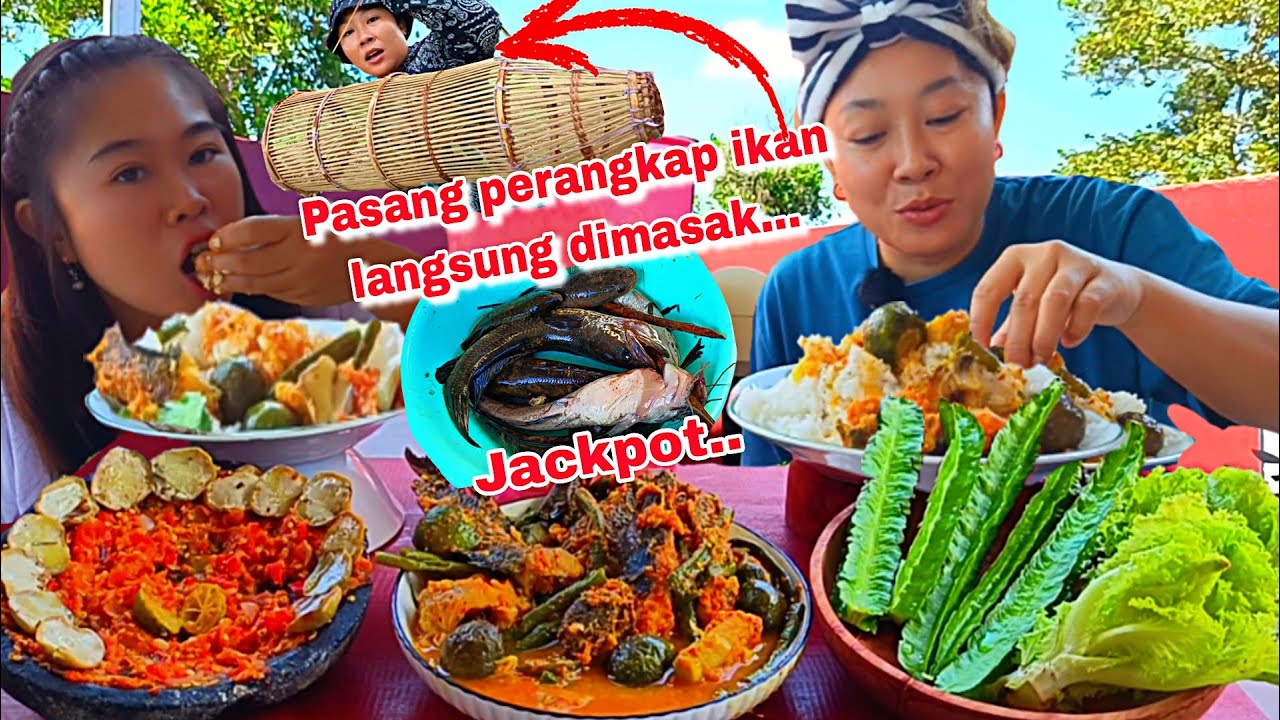 JACKPOT DAPAT IKAN BANYAK😱,LANGSUNG DIMASAK & MAKAN BARENG KIKI🤤
