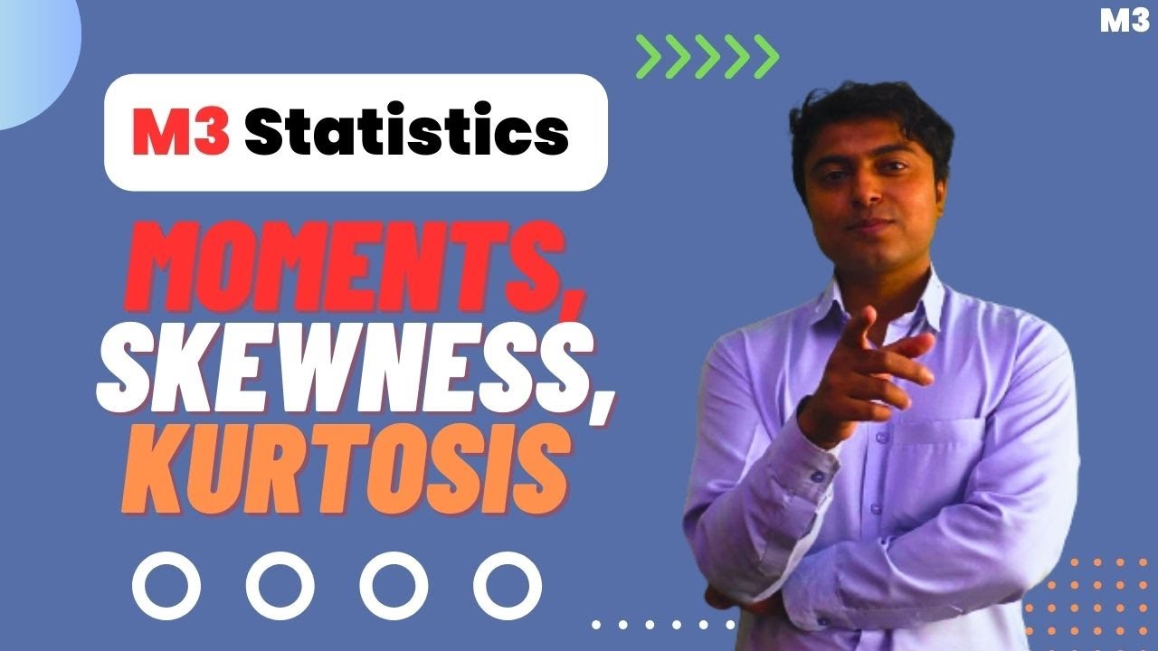 M3 Statistics - Moments, Skewness, Kurtosis | Purple Hat Institute | #sppu #engineering #sppuexam