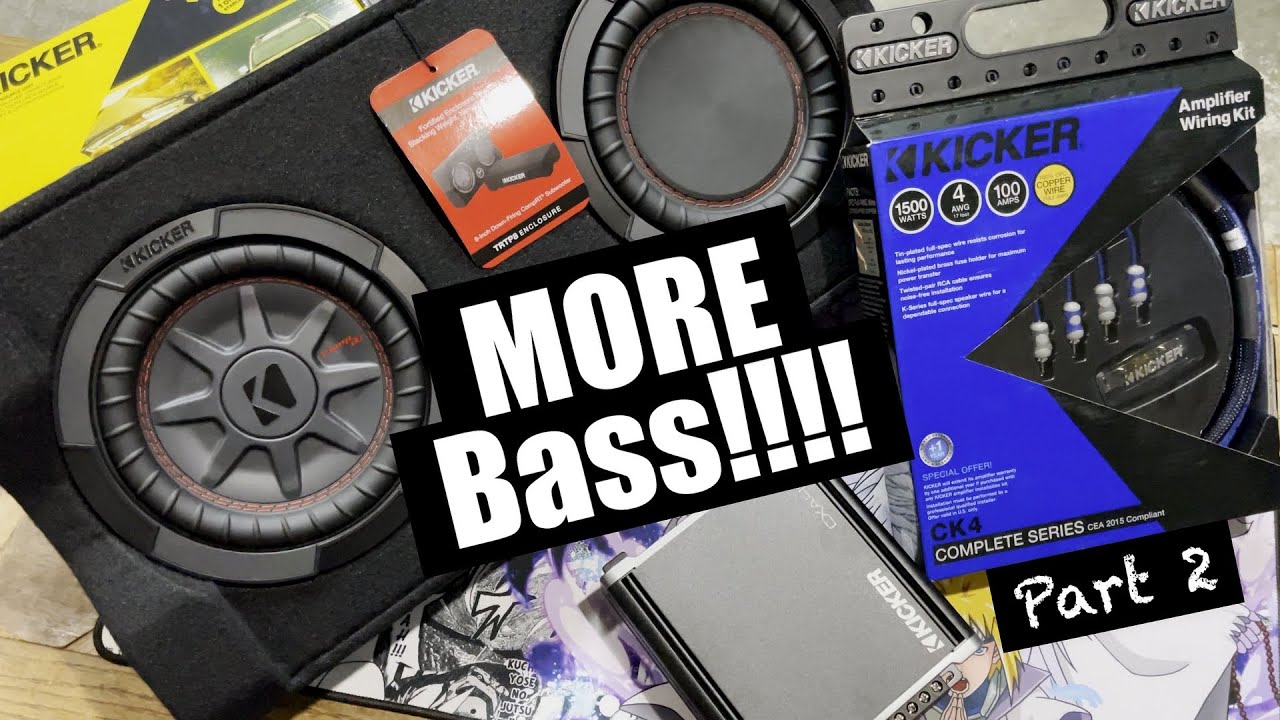 Kicker Amp & Sub Install for my EG Hatch!!!!