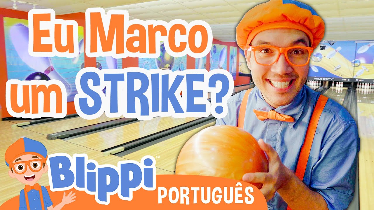 Blippi Aprende a Jogar Boliche! 🎳 Melhores Episódios do Blippi 🟠 Vídeos Educativos para Crianças