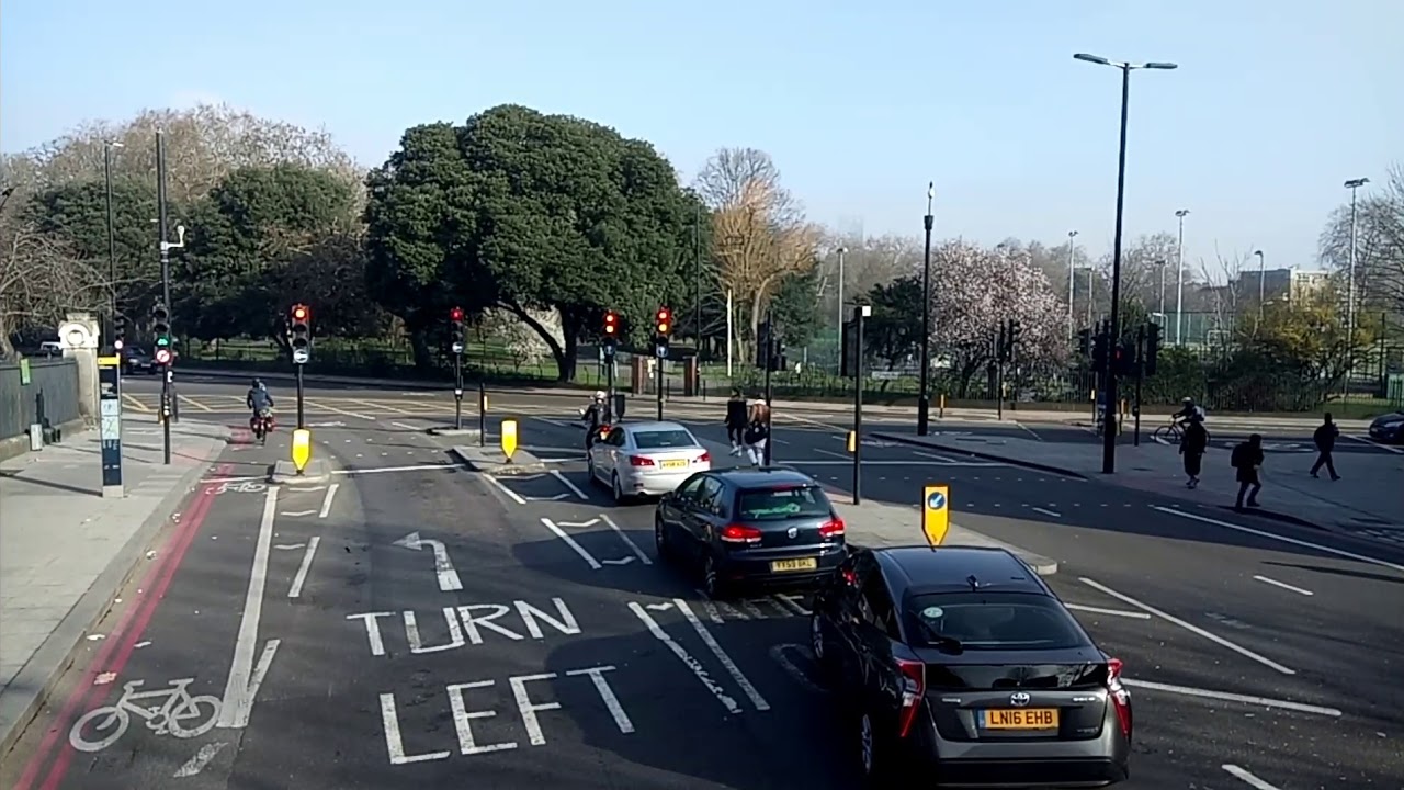 FULL ROUTE VISUAL | London Bus Route 59 - Streatham Hill, TA to King's Cross | LT979 (LTZ2179)