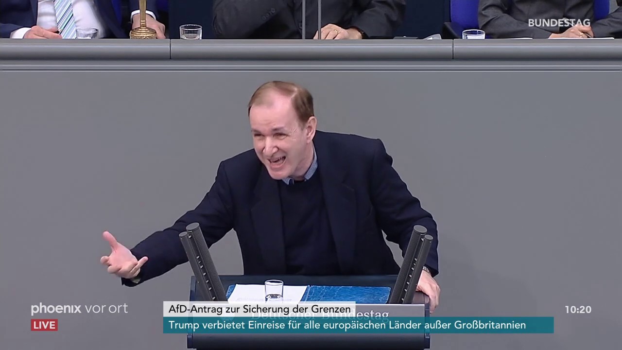 Debatte zur Sicherung der Grenzen im Bundestag am 12.03.20