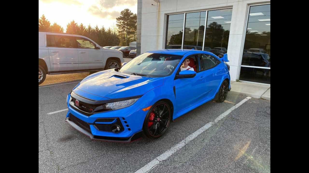 2021 Honda Civic Type R bought by 18yr mini review - Boost Blue