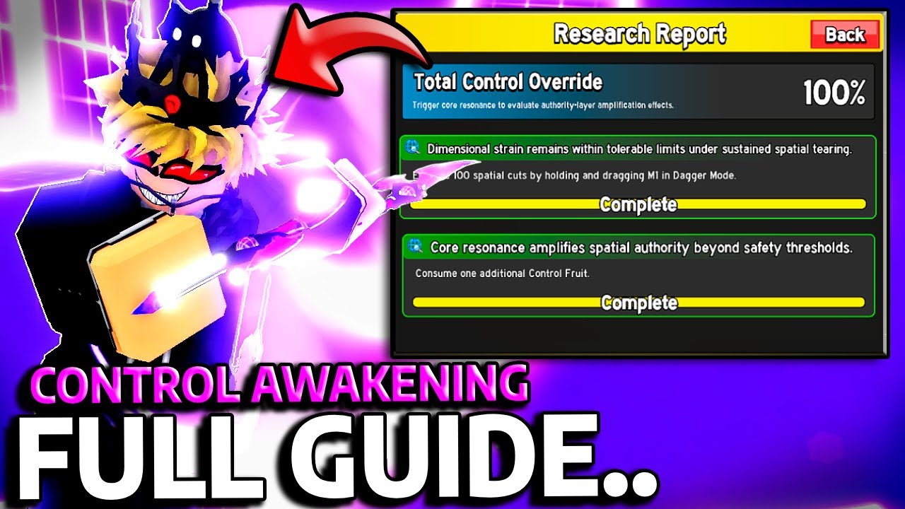 🌐NEW CONTROL AWAKENING FULL GUIDE!! | FULL CONTROL FRUIT AWAKENING | Blox Fruits