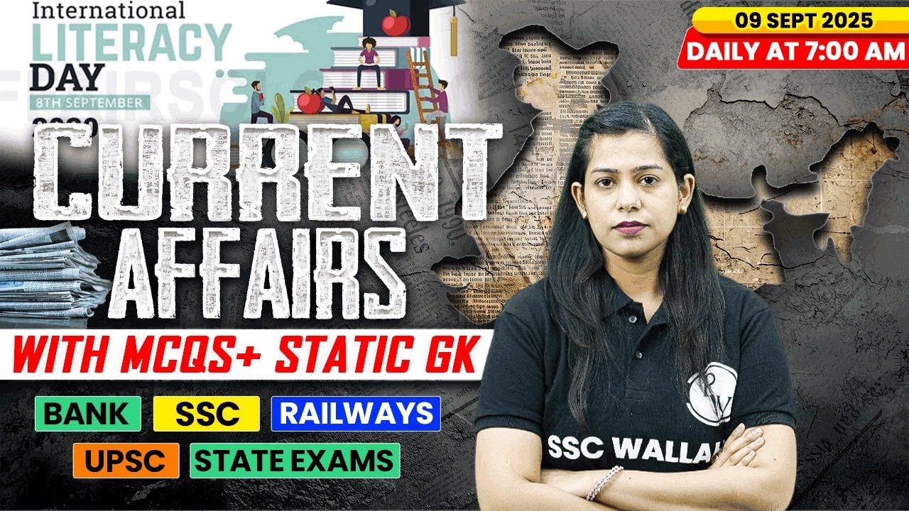Current Affairs Today | 09 September Current Affairs 2025 | Daily Current Affairs | By Krati Mam