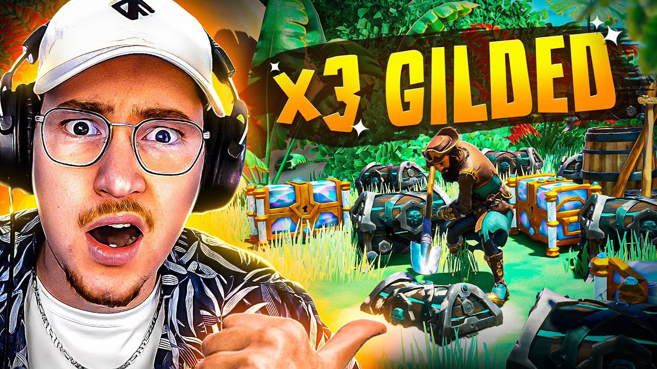 JE VOLE 3 GILDED SUR CE SERVEUR ! 😱 Sea of Thieves