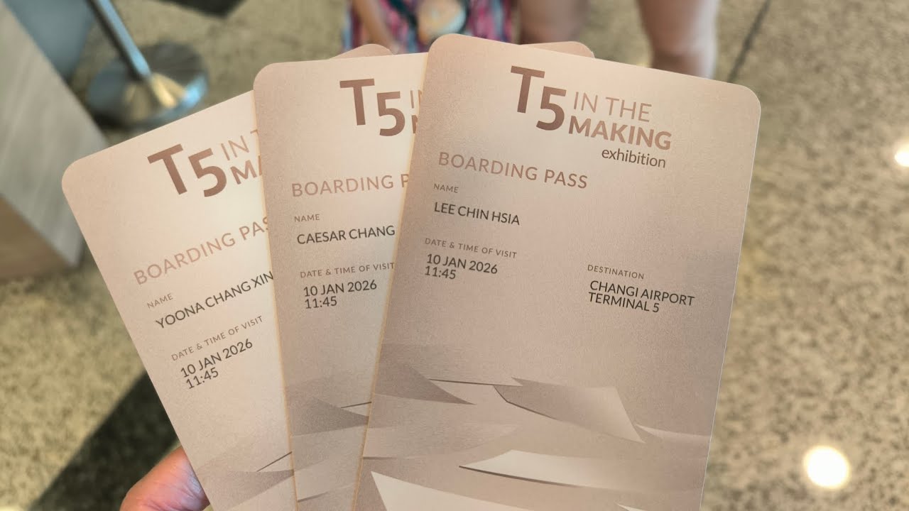 T5 in the making exhibition @ Changi Airport