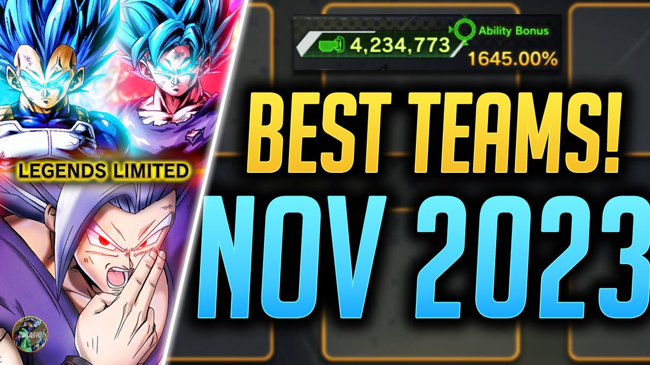 LL BEAST GOHAN & LL EVOKEN FEST 2023! Top 5 BEST TEAMS of the Month! Nov 2023 (Dragon Ball Legends)