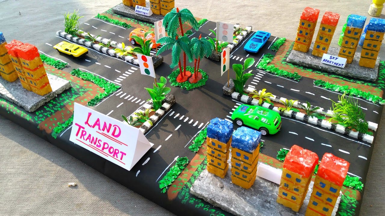Means of Transport - Project (Land Transport) || School Project for Students