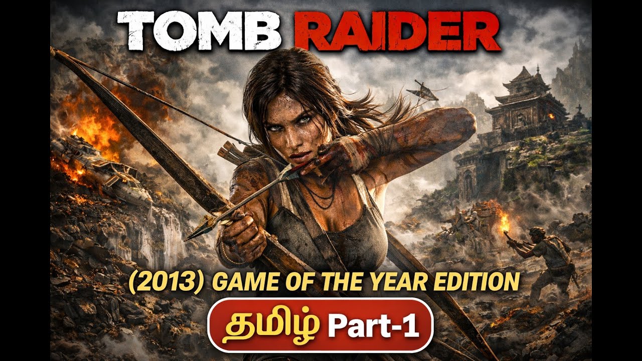 🔴 Tomb Raider (2013) LIVE | Part 1|Lara Croft Origin Begins | First Time Playthrough | Tamil 🔥