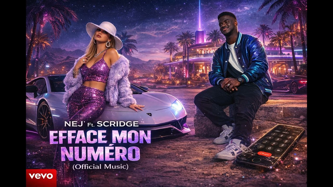 NEJ' Ft. Scridge - Efface Mon Num&eacute;ro (Official Music)