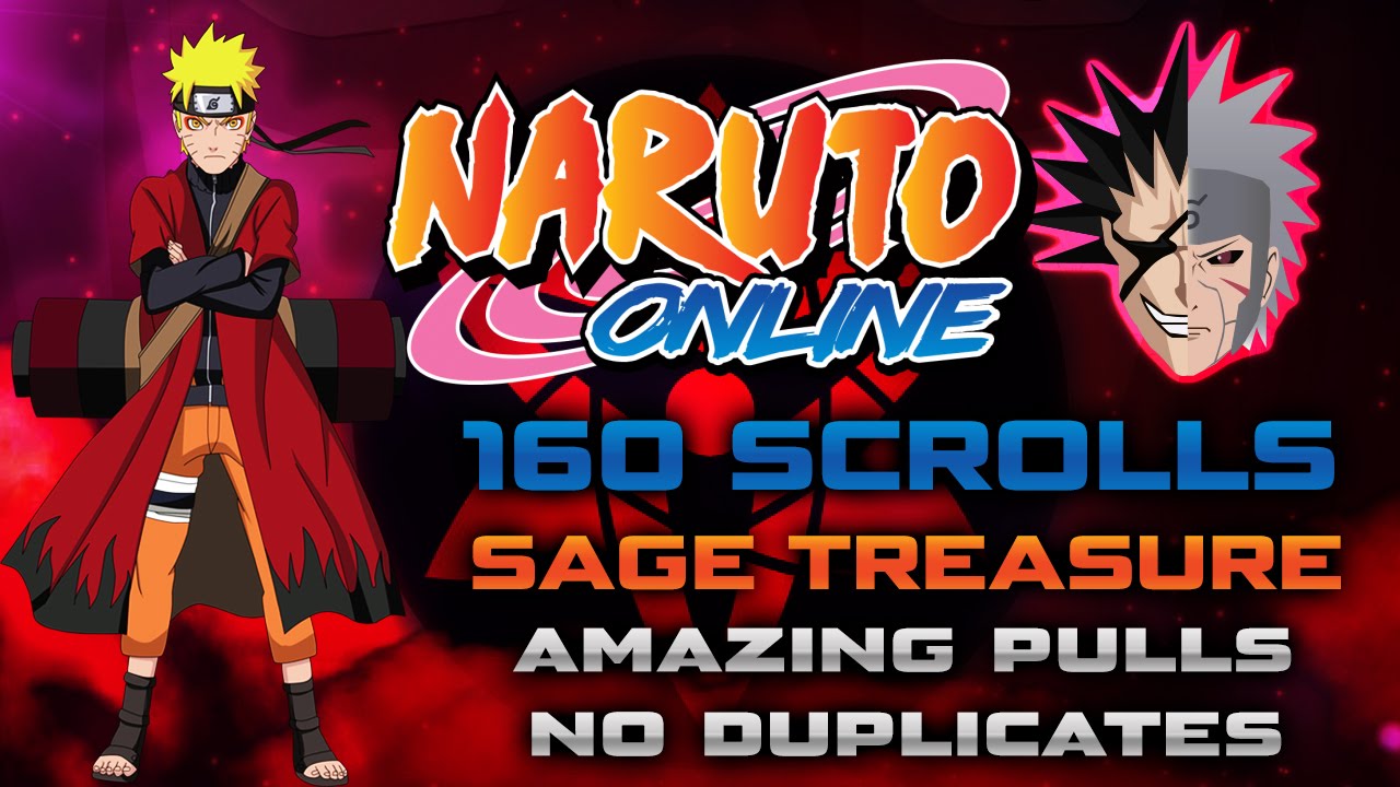 Naruto Online | Sage Treasures | 160 Seal Scrolls | Best Pulls!