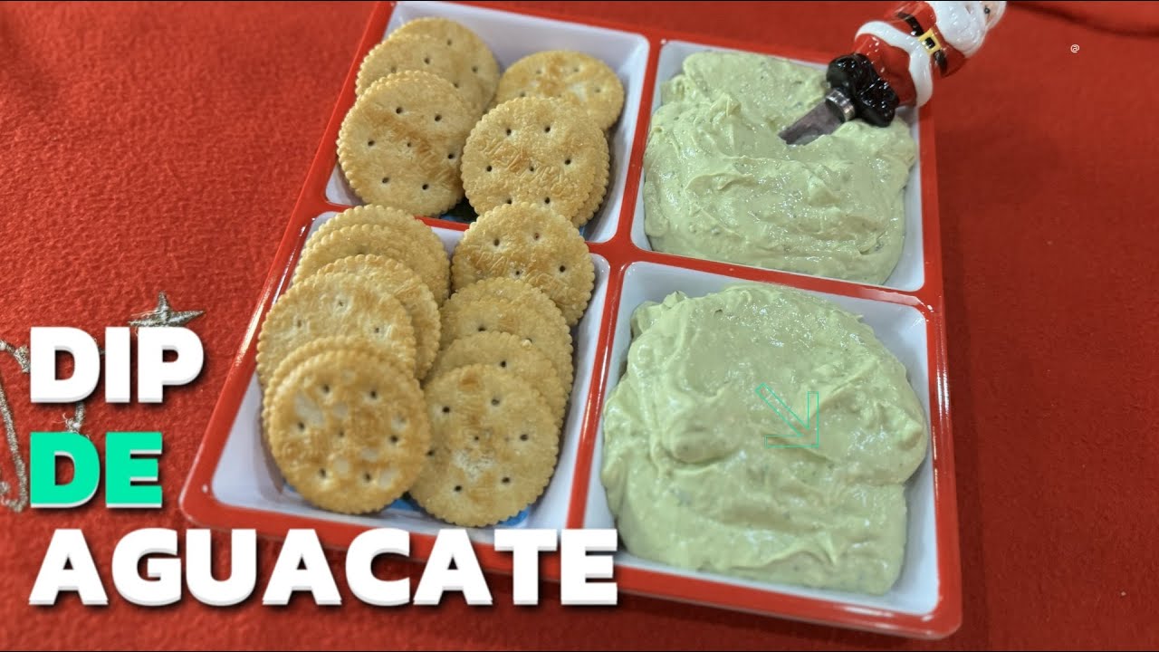 Como hacer dip de aguacate