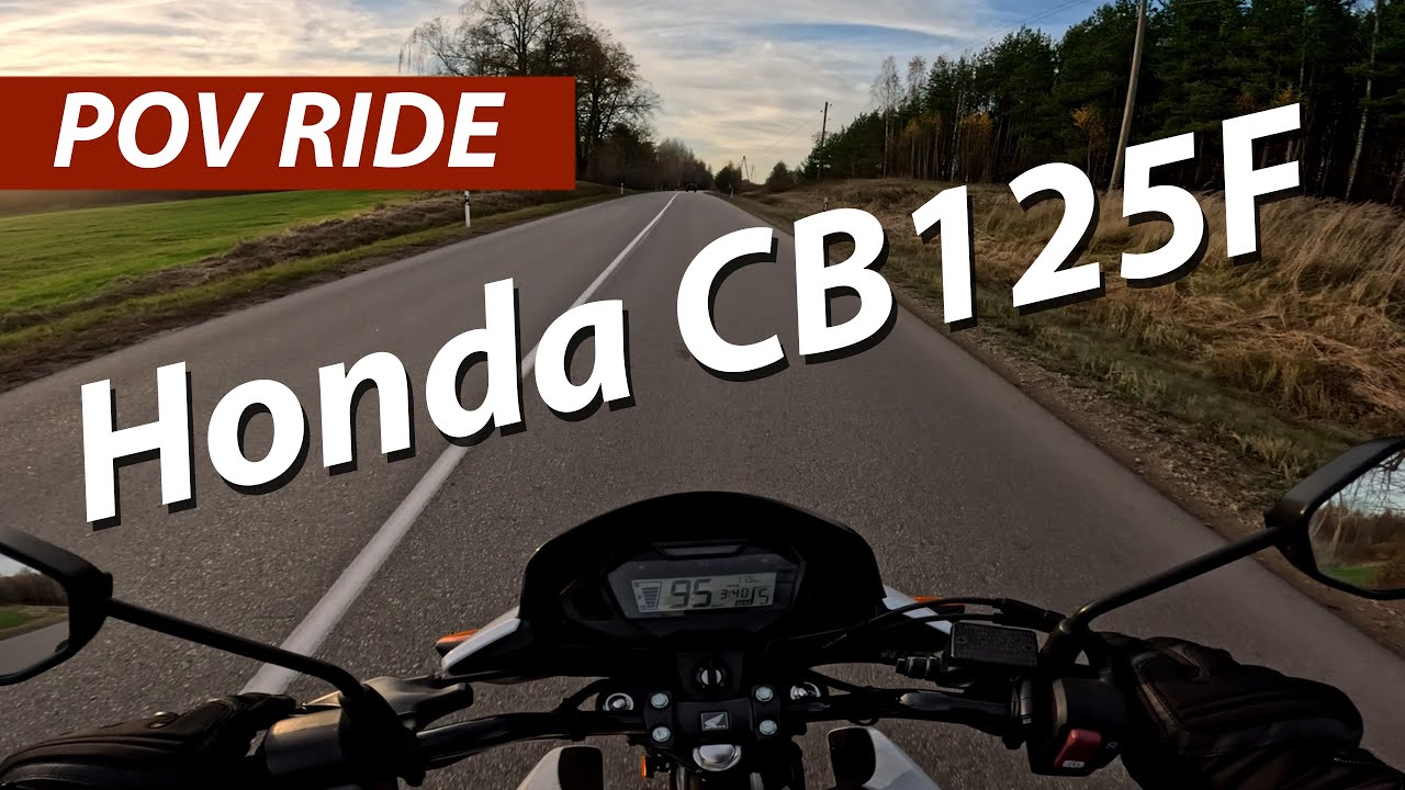Full Throttle Ride on Honda CB125F (CBF125M). RAW sound Onboard. GoPro HERO13 4K.