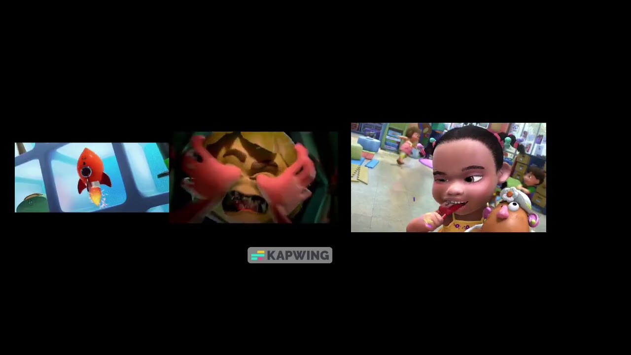 The Emoji Movies VS Sausage Party VS Toy Story 3. The Wrong Faces /Kitchen Massacre/Rough Play Scene