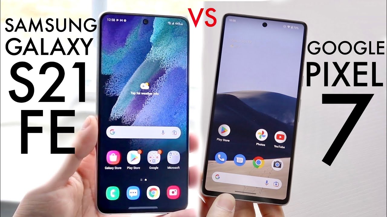 Google Pixel 7 Vs Samsung Galaxy S21 FE! (Comparison) (Review)