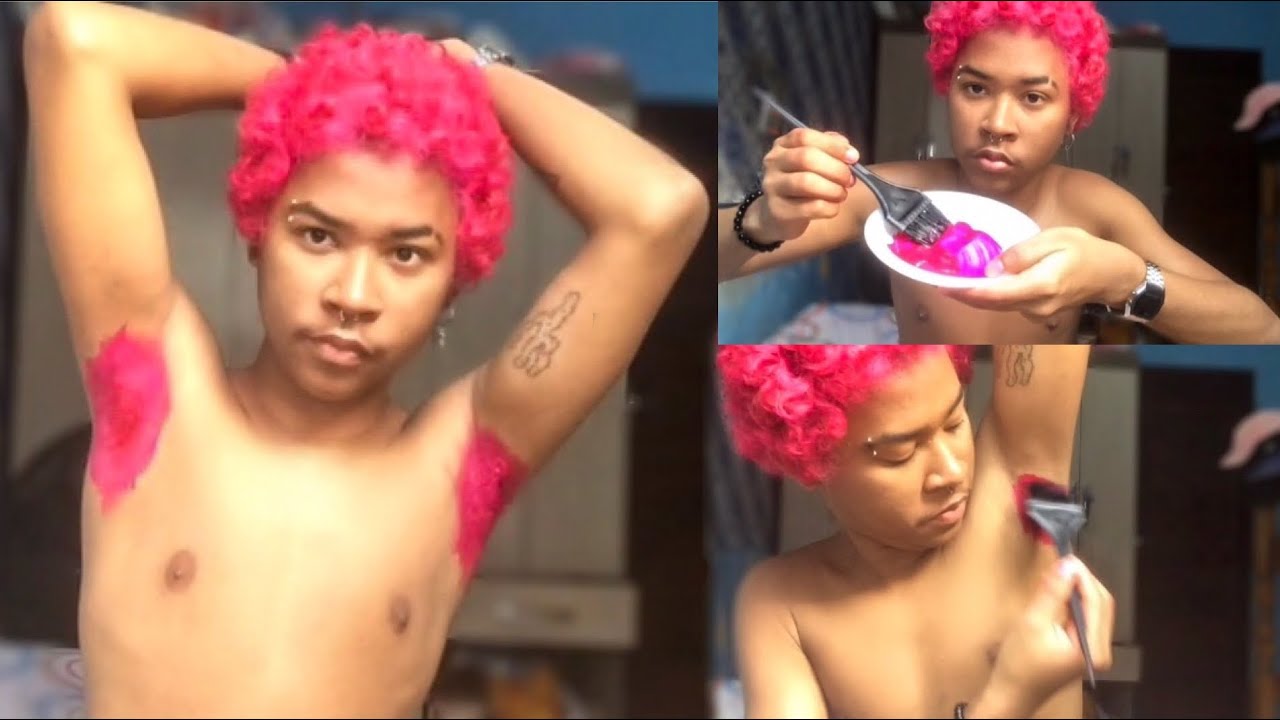 PINTANDO OS PELOS DO SUVACO DE ROSA