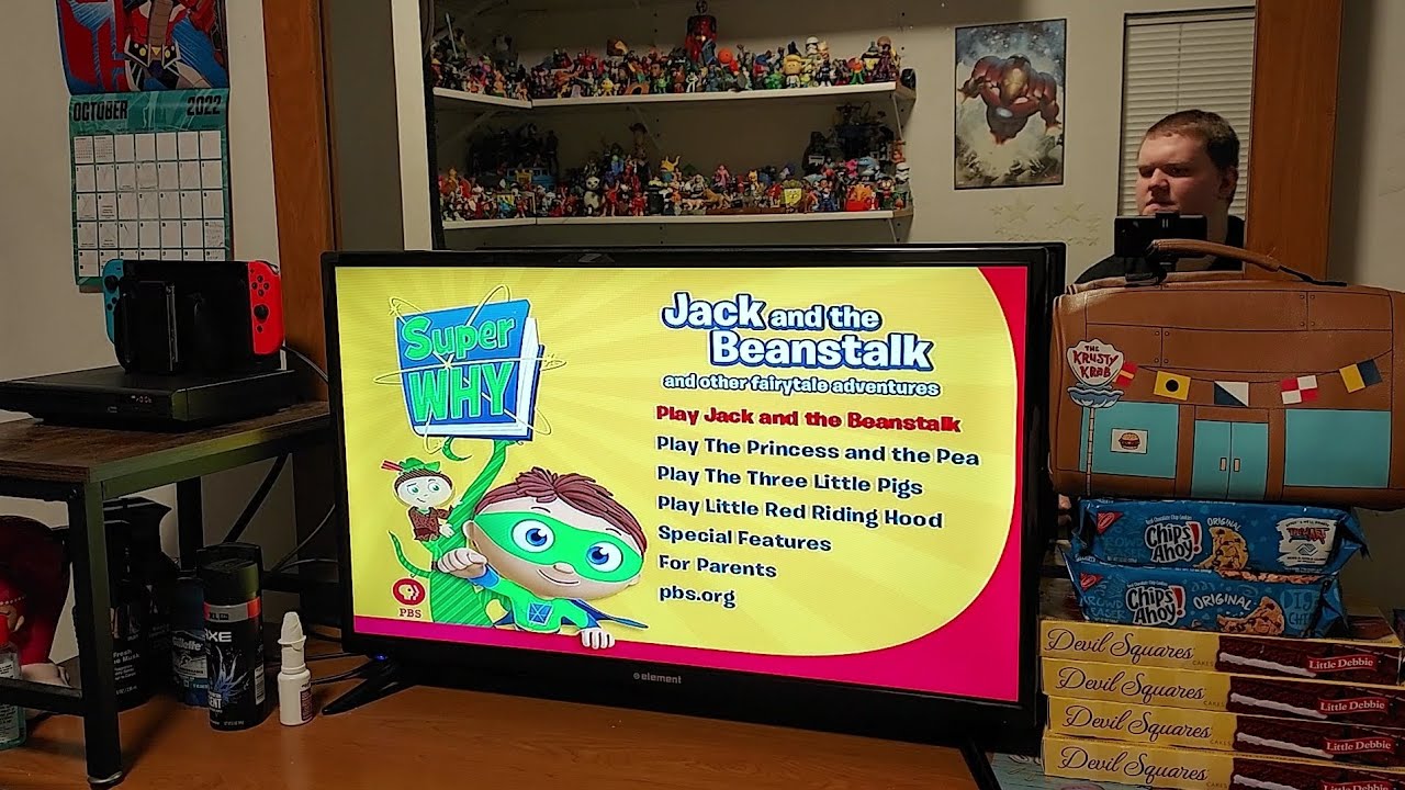Прохождение вступительного/меню DVD Super Why!: Jack & The Beanstalk 2009 года📚🦸‍♂️🦸🏻‍♀️🦸🏽❓️