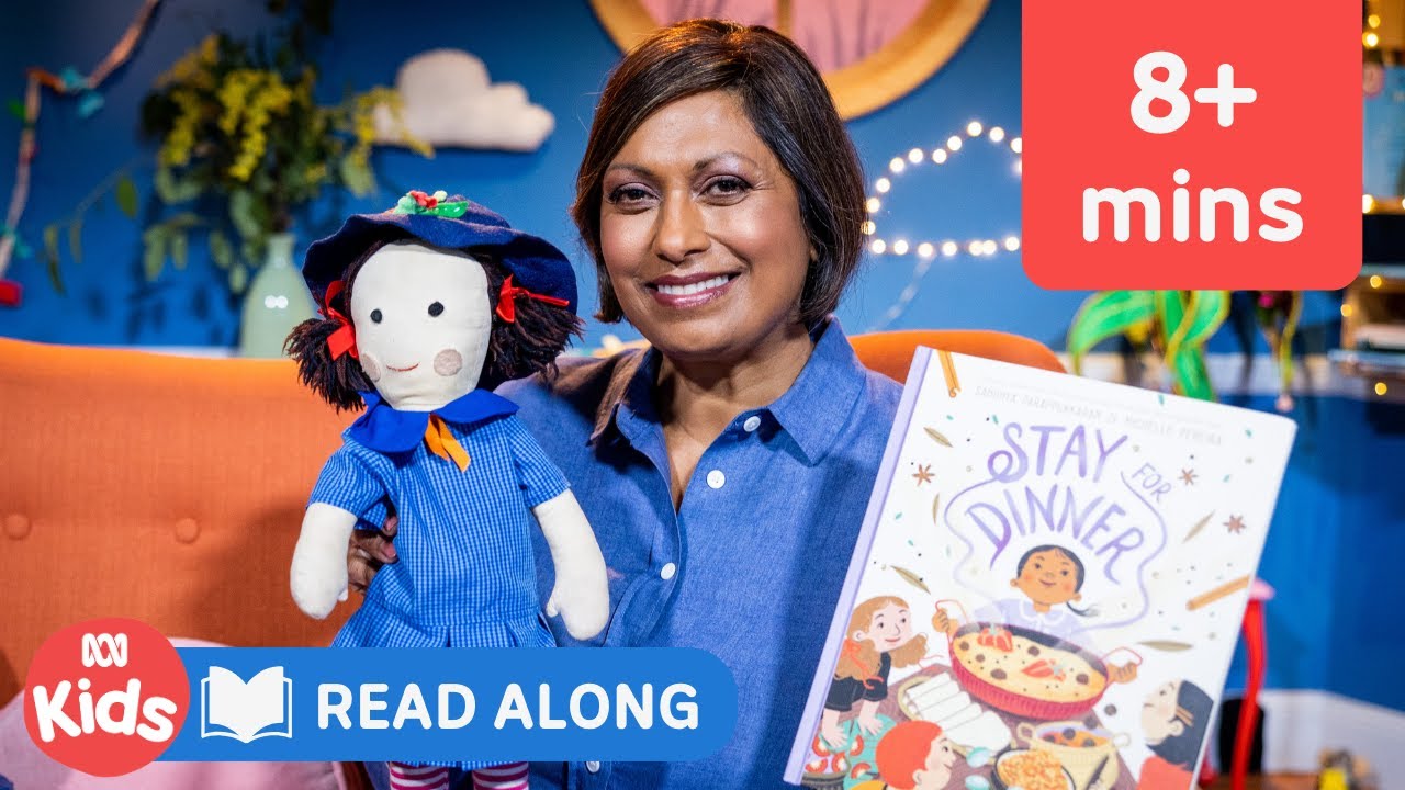 Indira Naidoo reads ‘Stay For Dinner’ | Play School Story Time