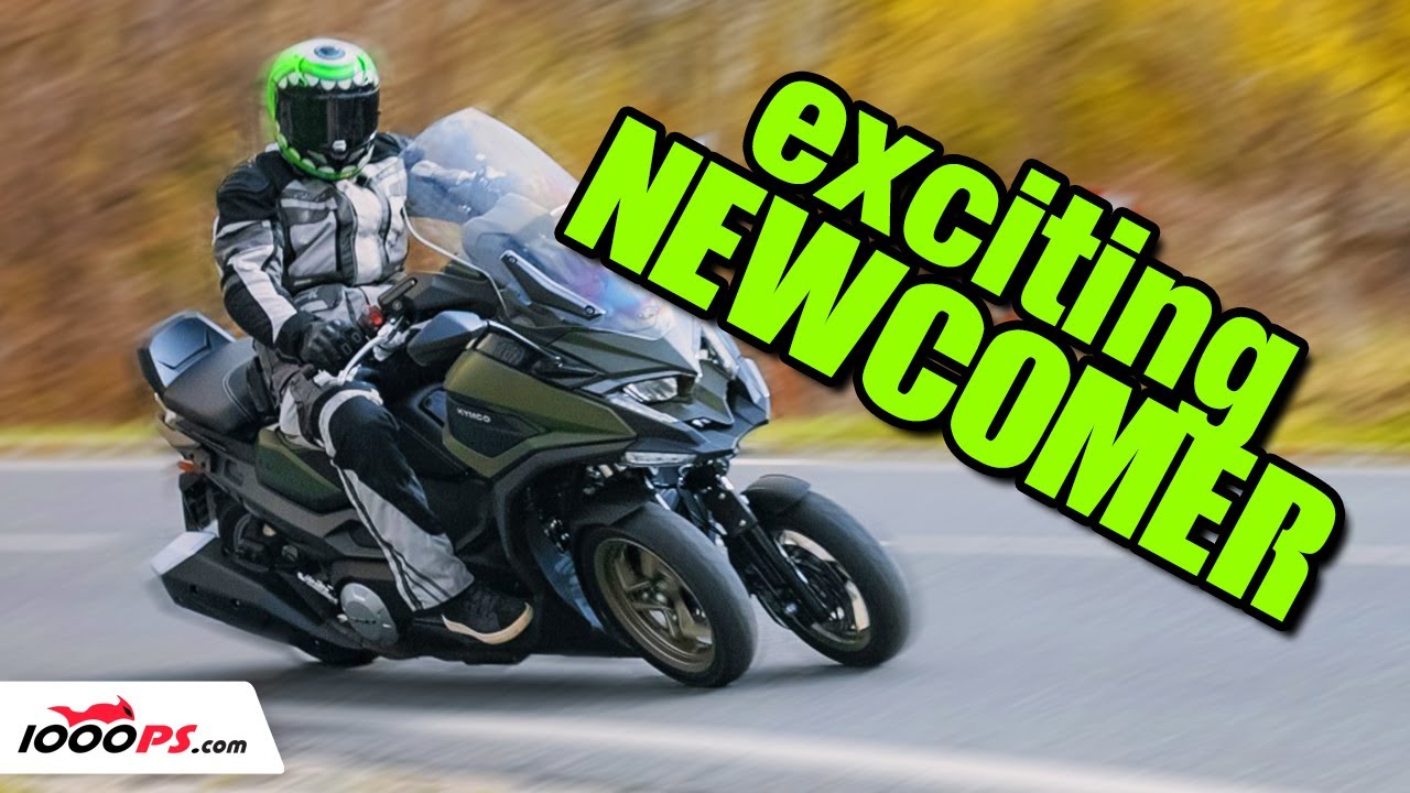 Kymco CV3 - The three-wheel scooter from Kymco in the first test