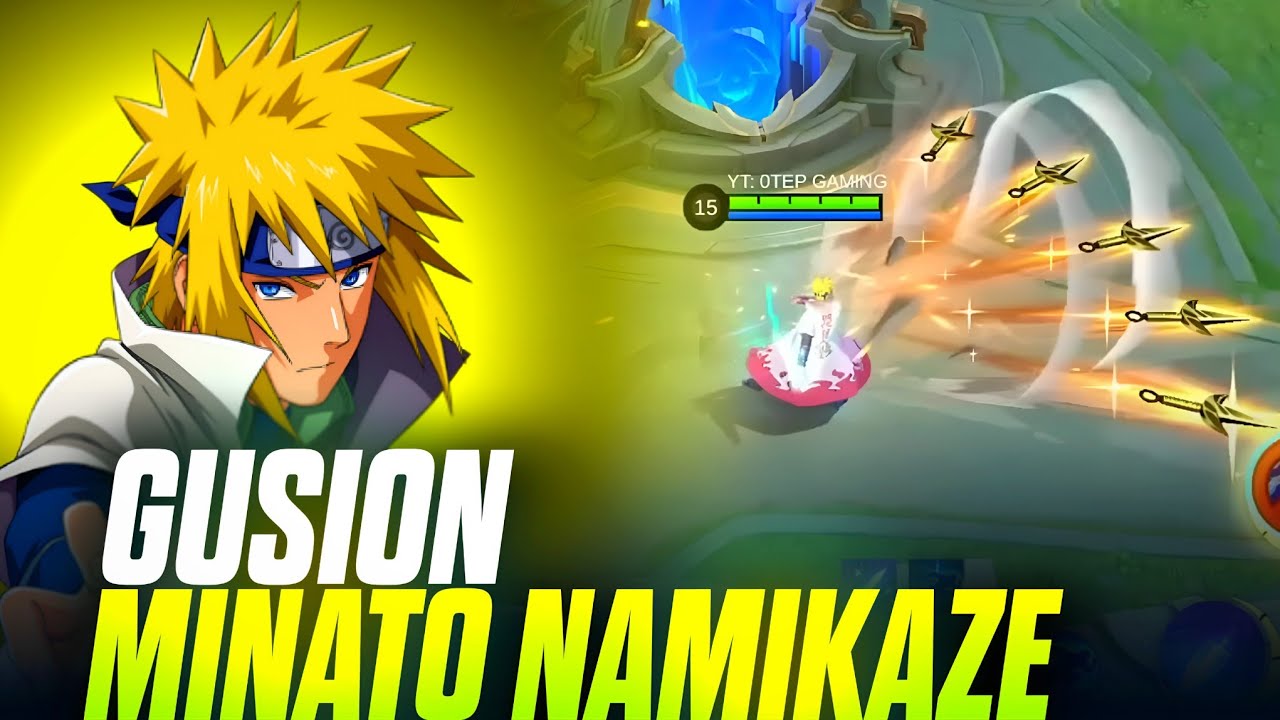 Gusion As Minato Namikaze New Upcoming Skin Moba Legends 5v5 | Vrin Official 