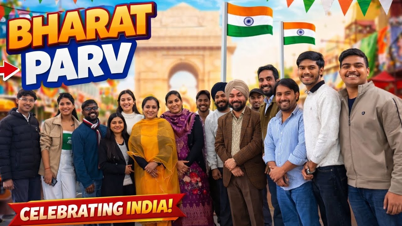 Bharat Parv 2026 PART-2 🇮🇳 | Desi Culture, Food & Crazy Vibes 😍🔥| Full Vlog 😍🎥Must Watch| 