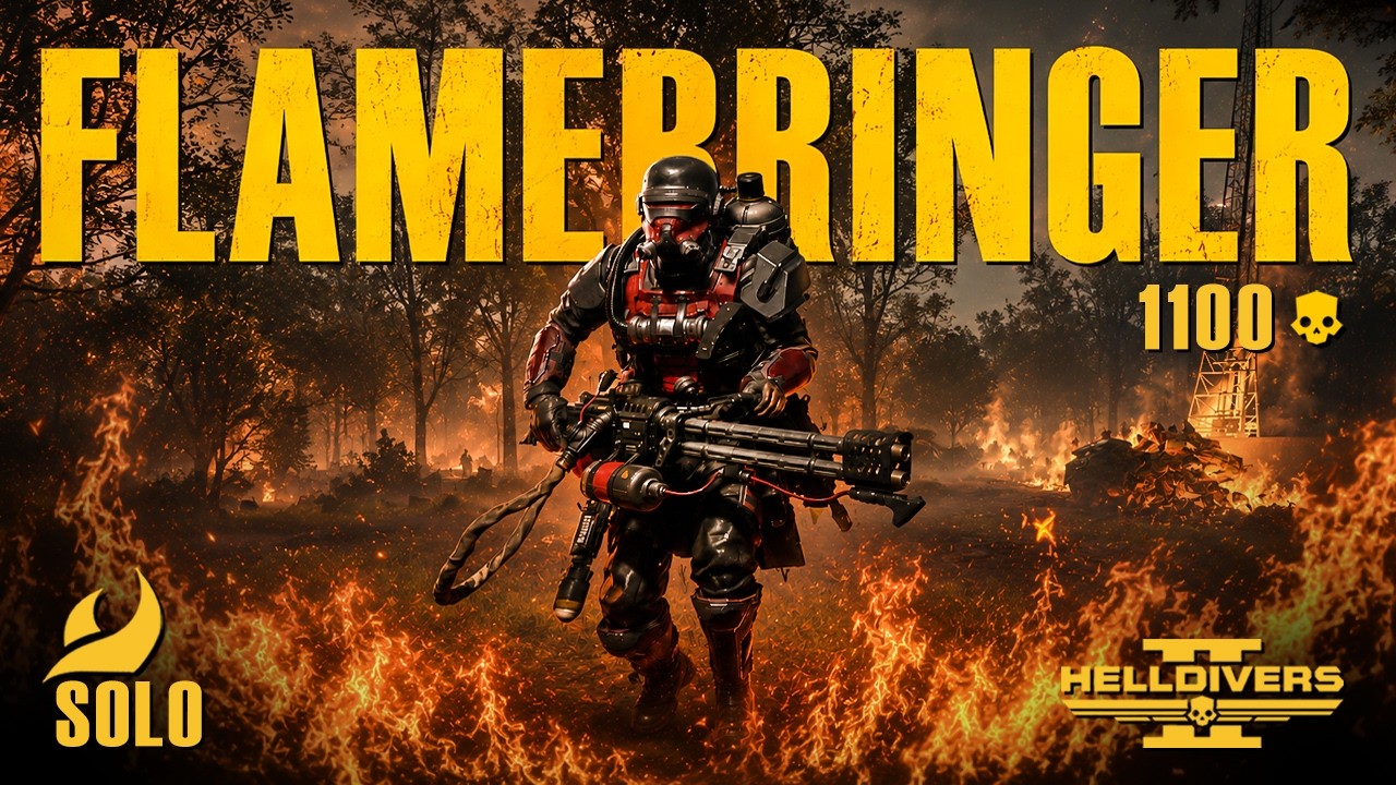Helldivers 2 &ndash; Full Fire Build Destroys Terminids | Solo Deathless Full Clear | Super Helldive