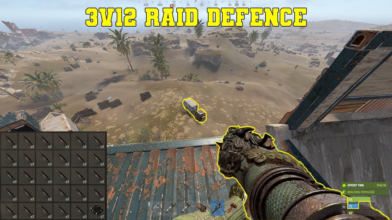 33,000 HOUR TRIO VS ZERGS (3v12 RAID DEFENCES)
