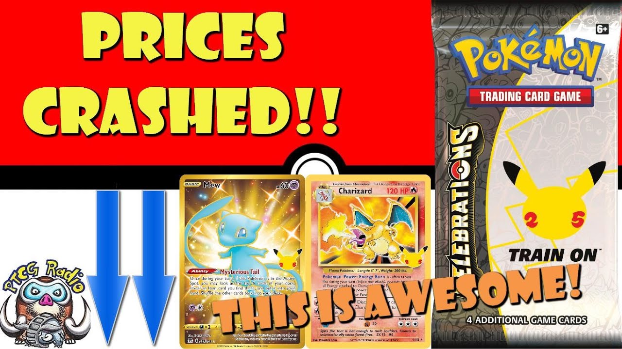 Celebrations Card Prices are Crashing! It's Time to Buy NOW! (Pokemon TCG News)