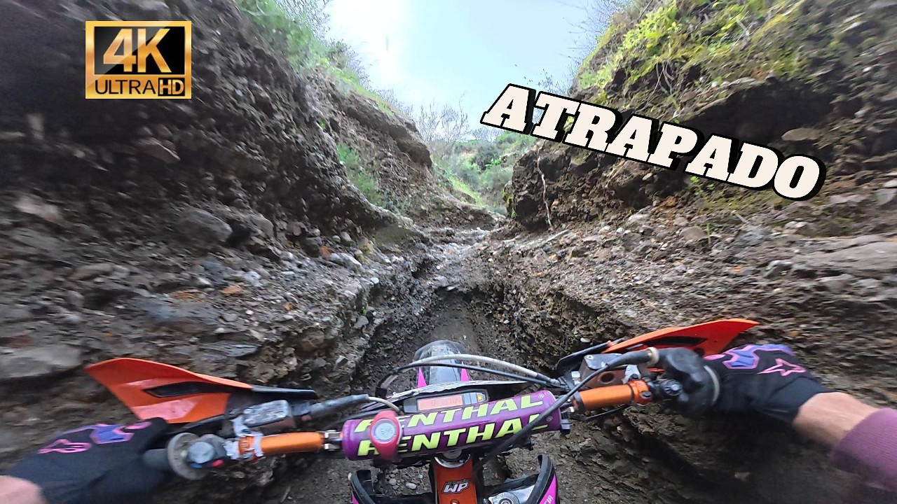 ME QUEDO ATRAPADO ENTRENANDO HARD ENDURO ENTRE TRINCHERAS /😨 ✊🔥