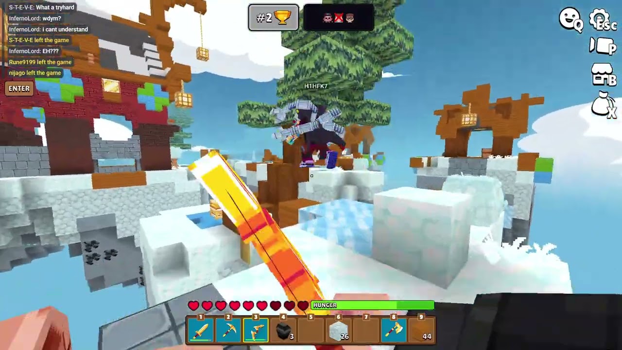 MineFun io  Skywars! #minefun #minecraft #viral #games #gaming #skywars