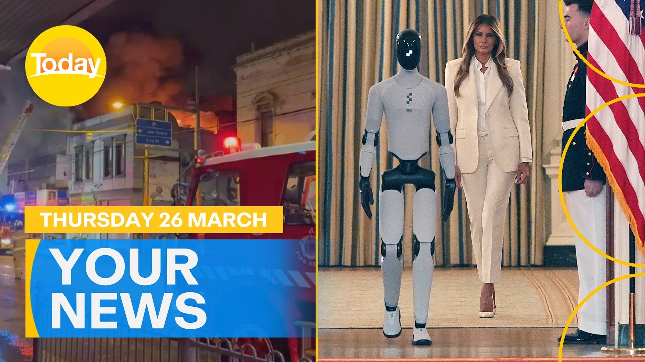 Your News | Blaze guts notorious nightclub; Melania Trump with robot | Today Show Australia